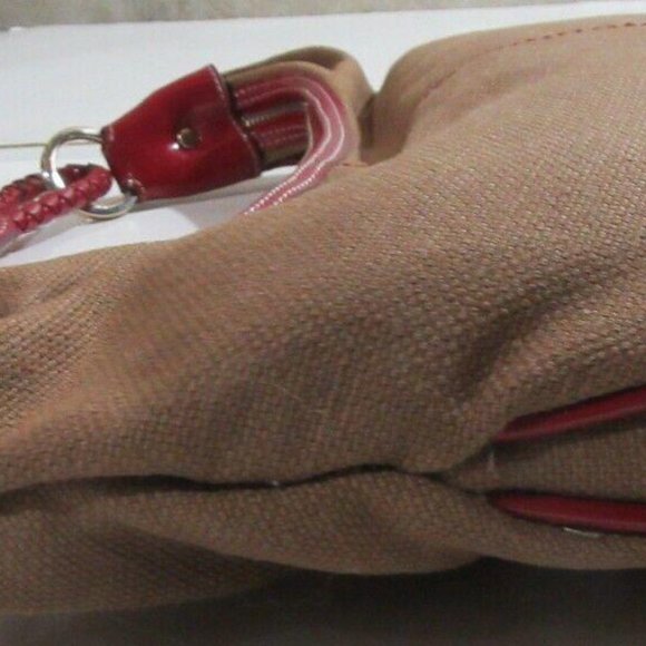 Liz Claiborne Purse Handbag Bethany Brown/Red Banana Vintage NEW NWT - Picture 2 of 4